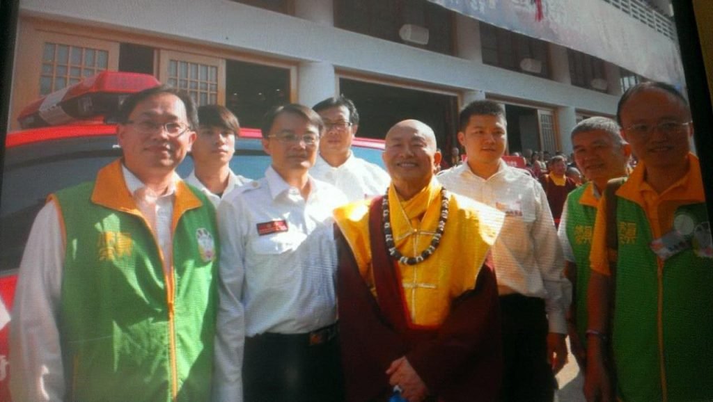 華光功德會捐贈(高雄市消防局消防警備車)儀式