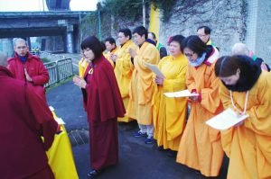 真佛宗華光功德會及台北中觀堂為復興航空罹難者助念法會
